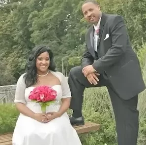 Elise Finch and her husband Graig Henriques